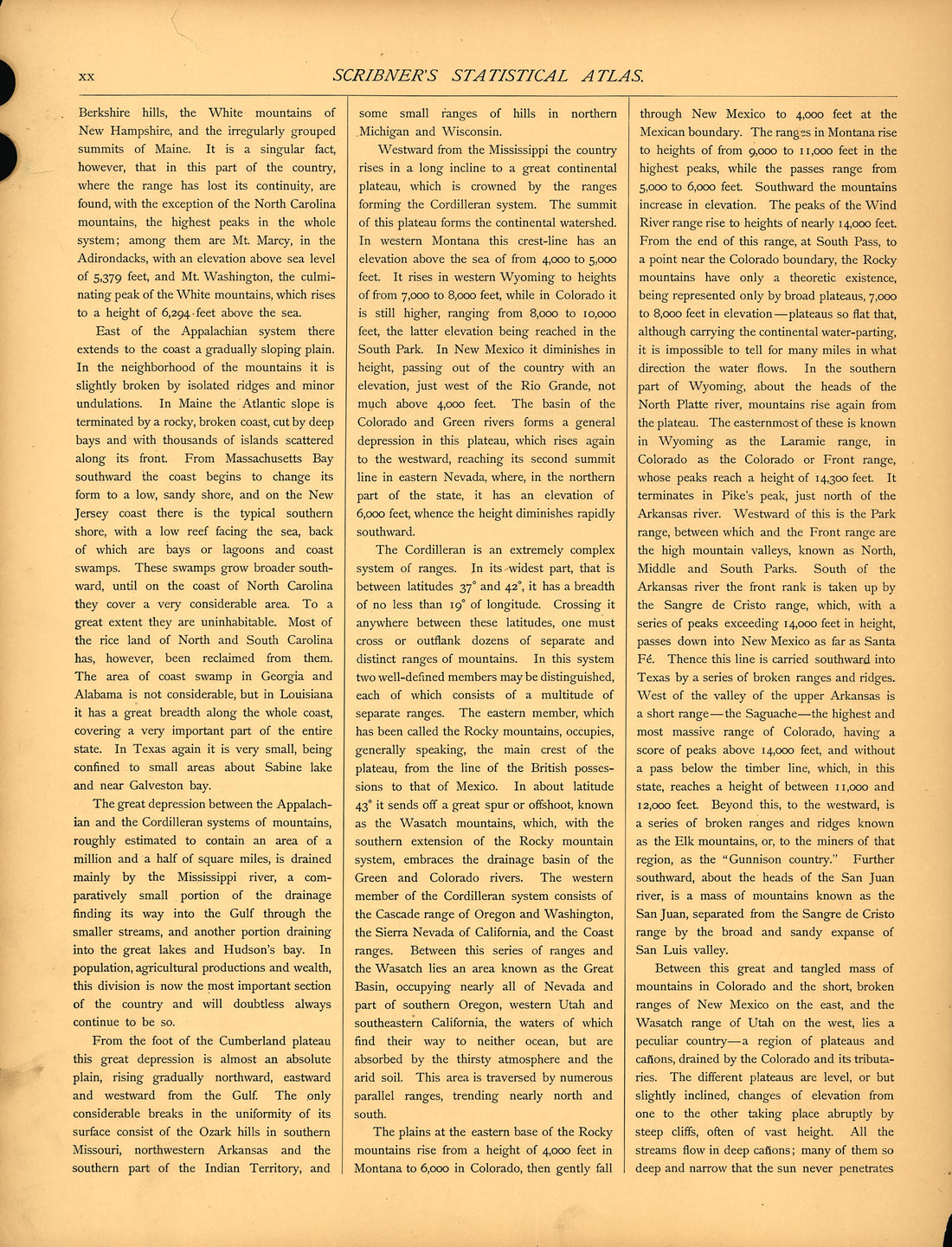Physical Geography (continued) (xx) from Scribner&