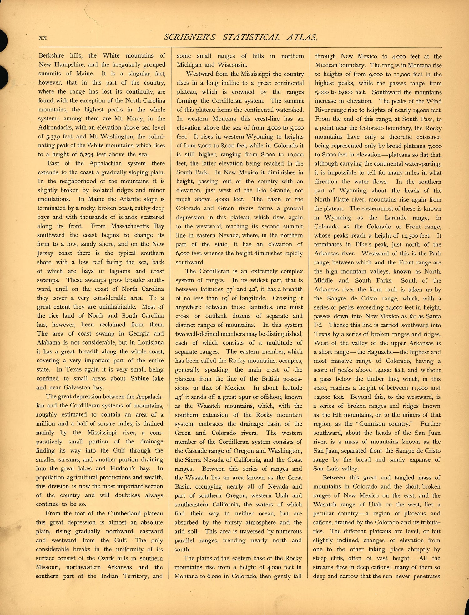 Physical Geography (continued) (xx) from Scribner&
