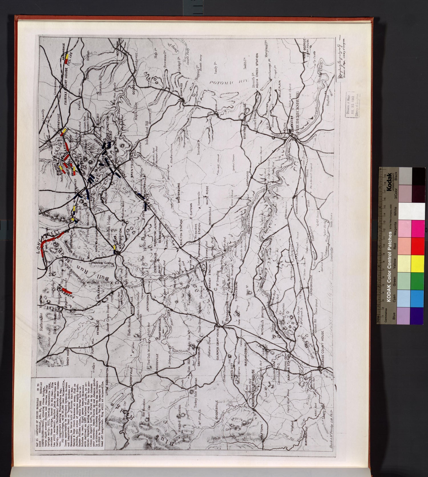 Image 46 of Second Manassas Campaign, August 17 - September 1, 1862 from Second Manassas Campaign, August 17 - September 1, 1862 by Relic Map Company