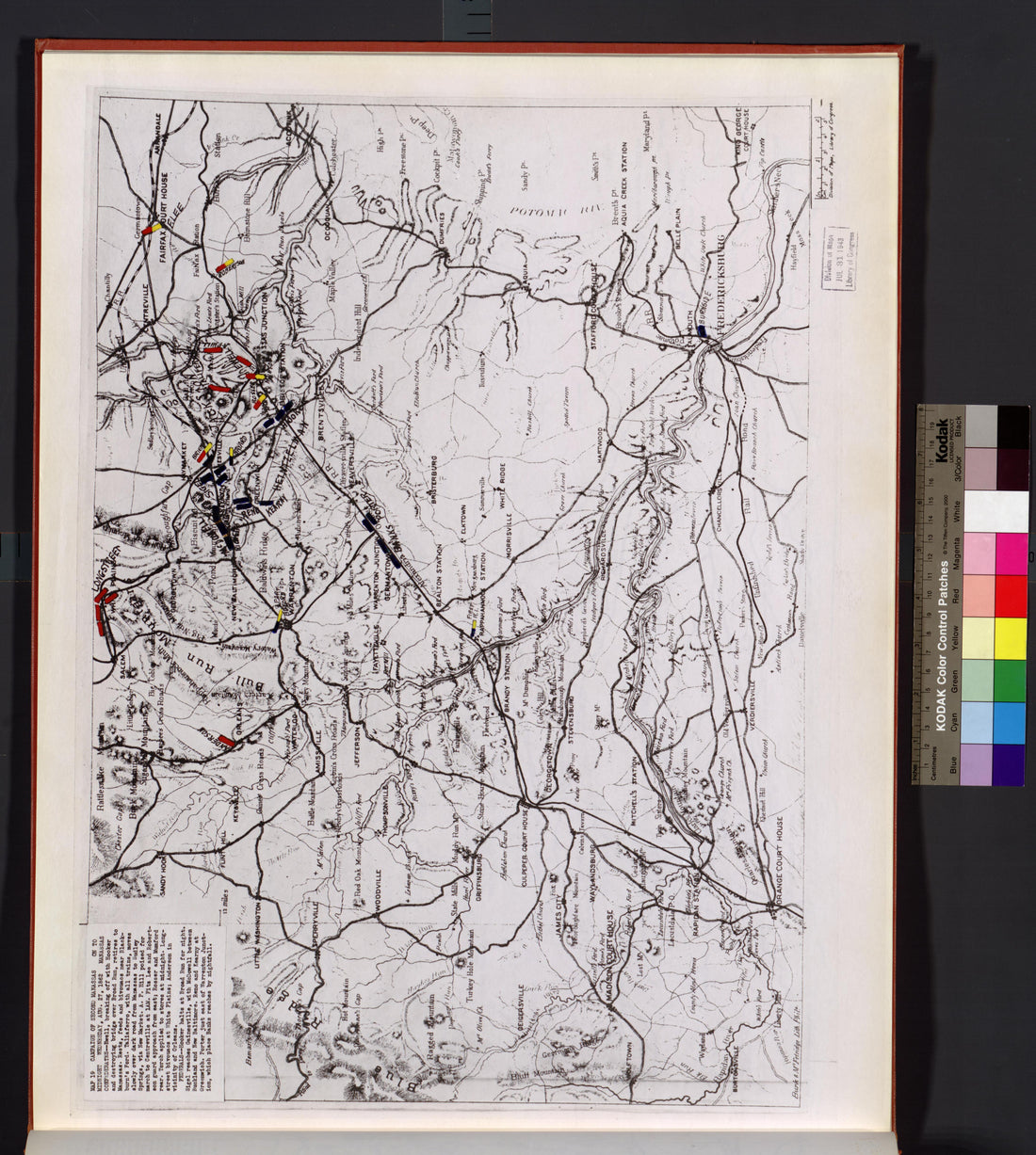 This old map of Manassas Region, , Virginia was created by Russell, Robert E. L. in 1862
