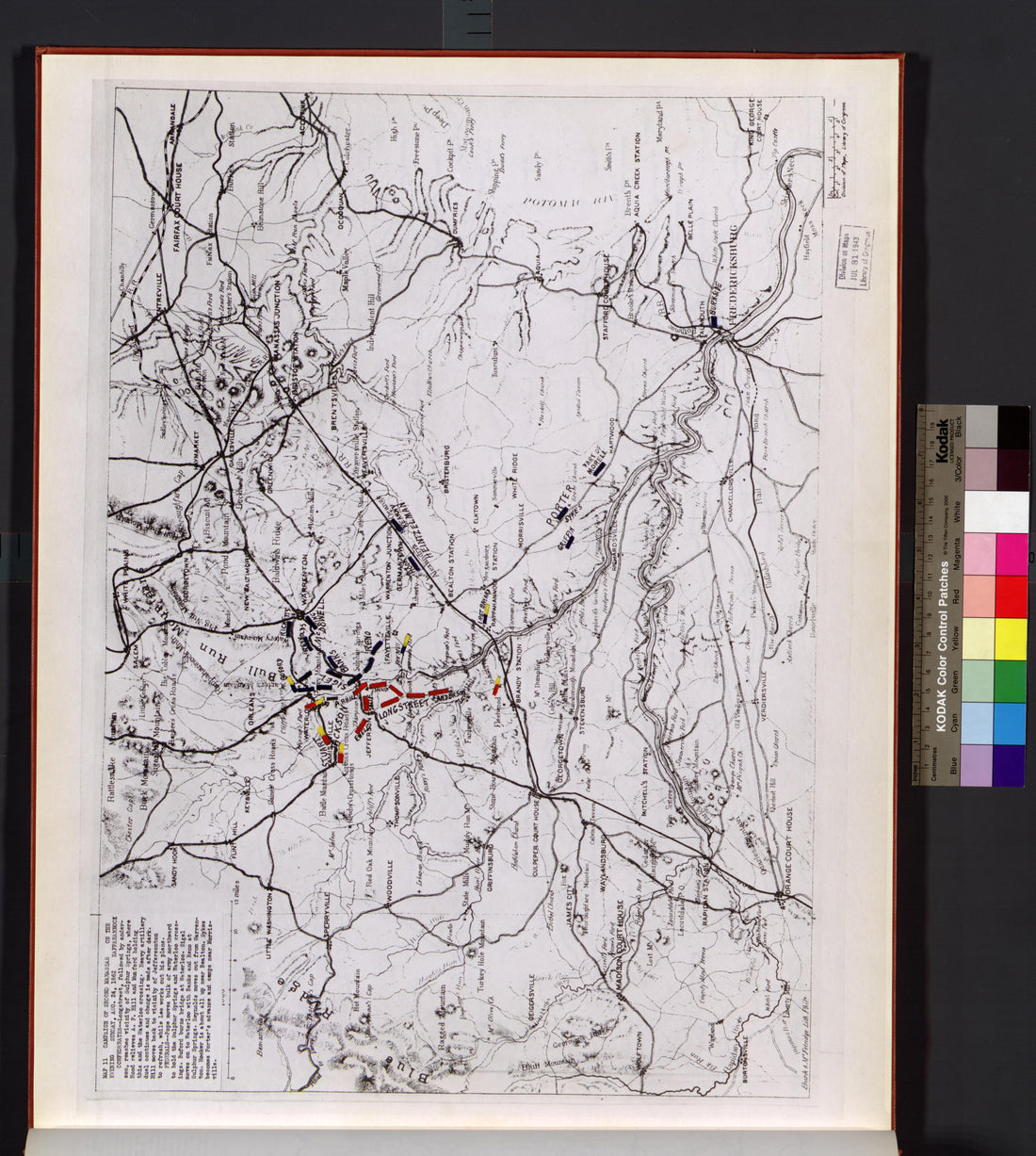 This old map of Manassas Region, , Virginia was created by Russell, Robert E. L. in 1862