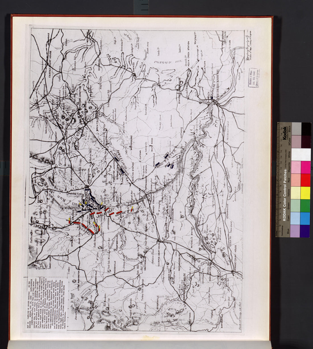 This old map of Manassas Region, , Virginia was created by Russell, Robert E. L. in 1862