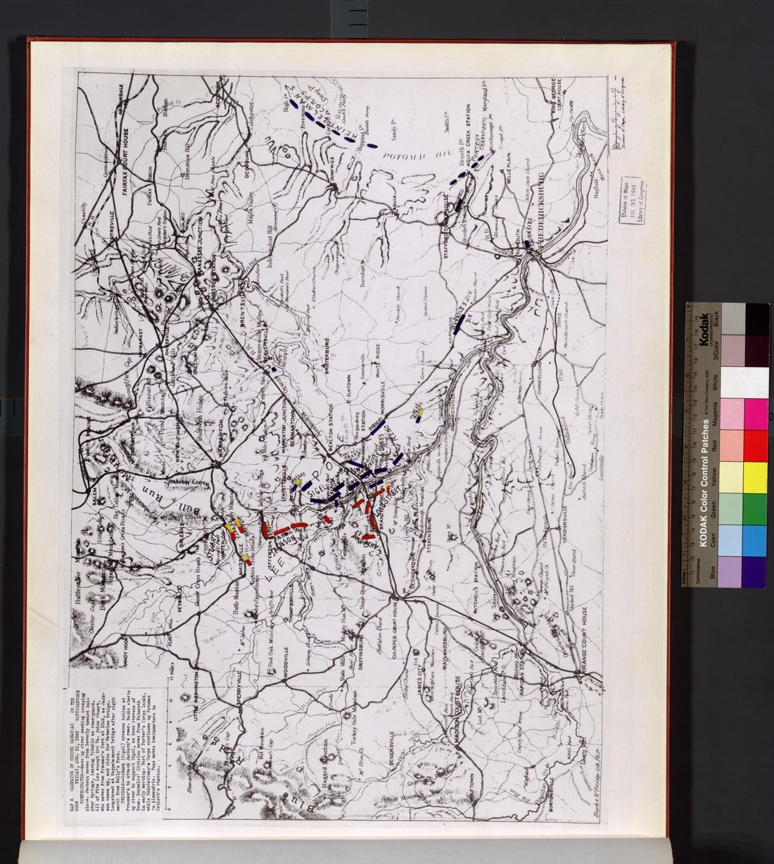 This old map of Manassas Region, , Virginia was created by Russell, Robert E. L. in 1862