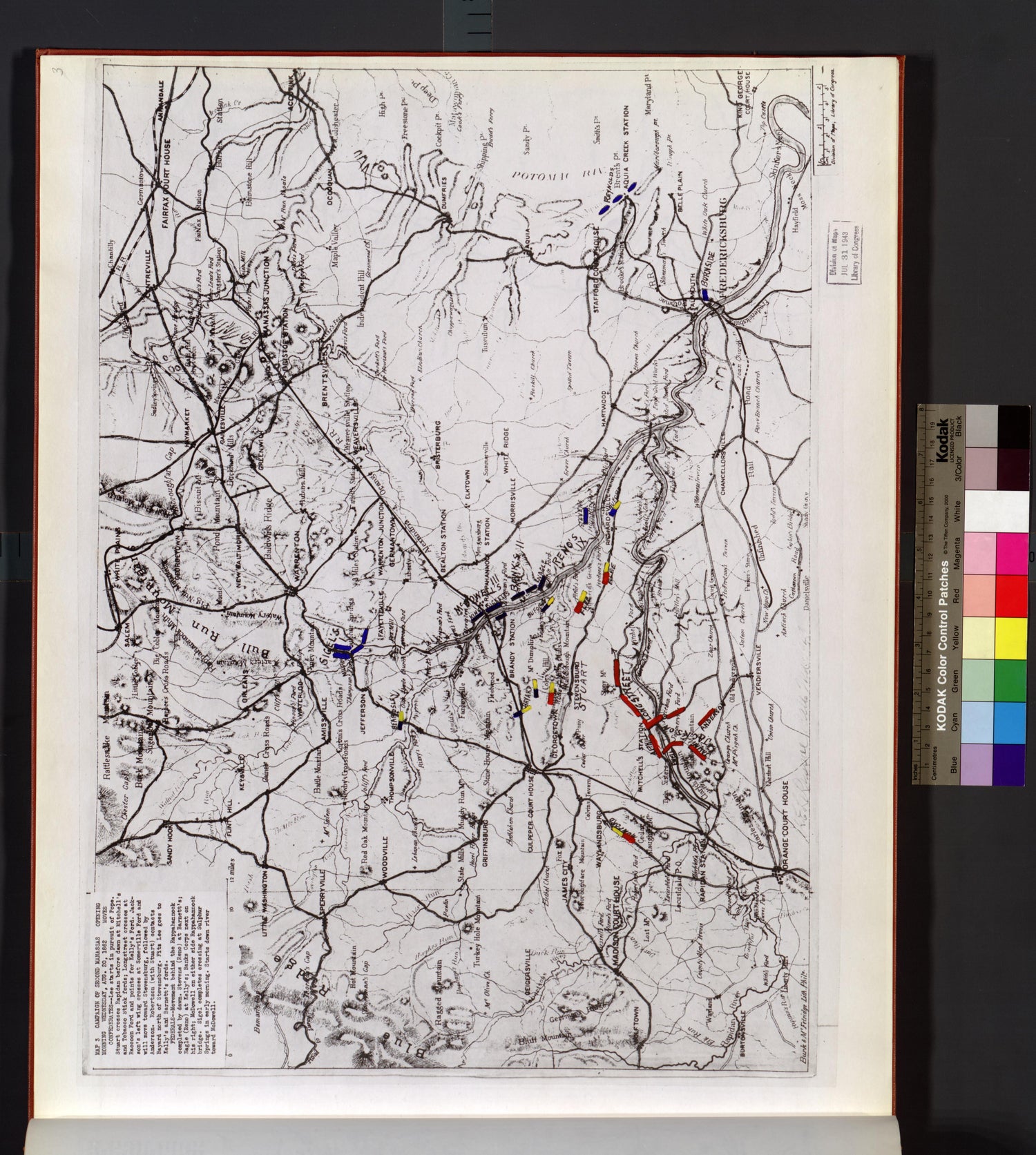 This old map of Manassas Region, , Virginia was created by Russell, Robert E. L. in 1862