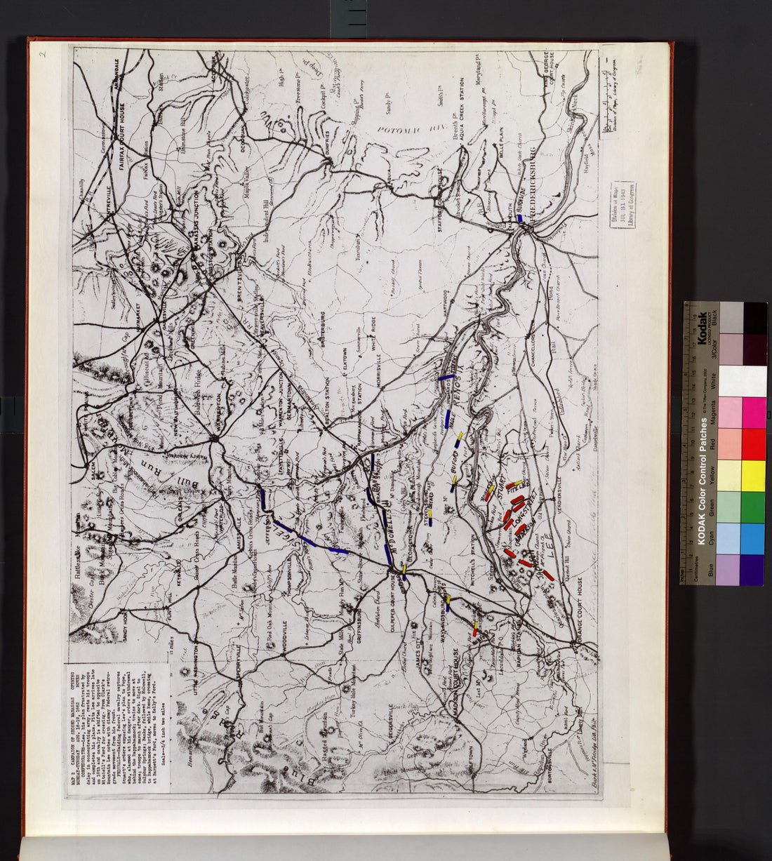This old map of Manassas Region, , Virginia was created by Russell, Robert E. L. in 1862