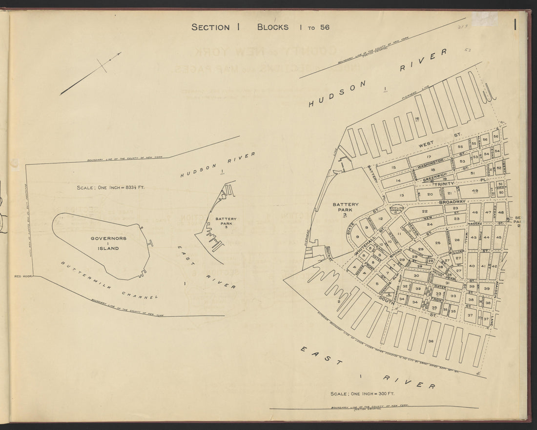 Image 3 of the Land Map of the County of New York from the Land Map of the County of New York 1917 by Relic Map Company