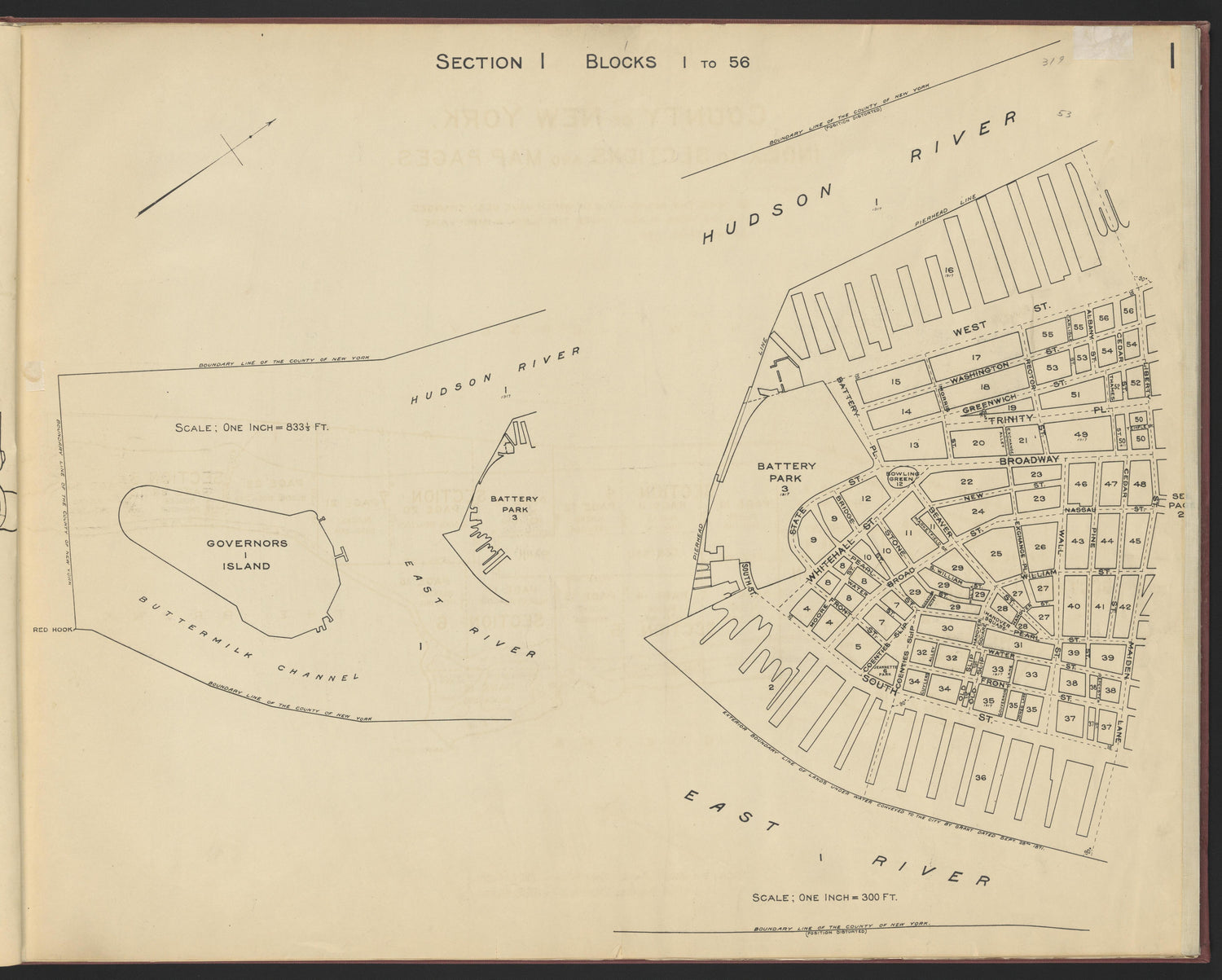 Image 3 of the Land Map of the County of New York from the Land Map of the County of New York 1917 by Relic Map Company
