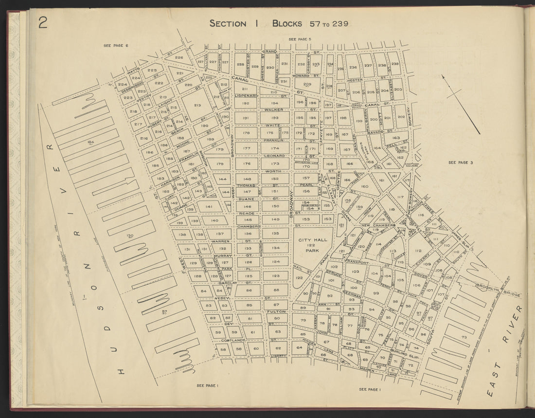 Image 4 of the Land Map of the County of New York from the Land Map of the County of New York 1917 by Relic Map Company