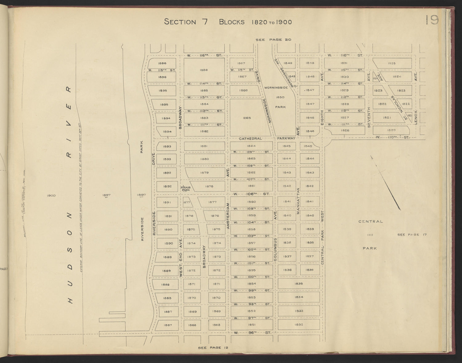 Image 21 of the Land Map of the County of New York from the Land Map of the County of New York 1917 by Relic Map Company