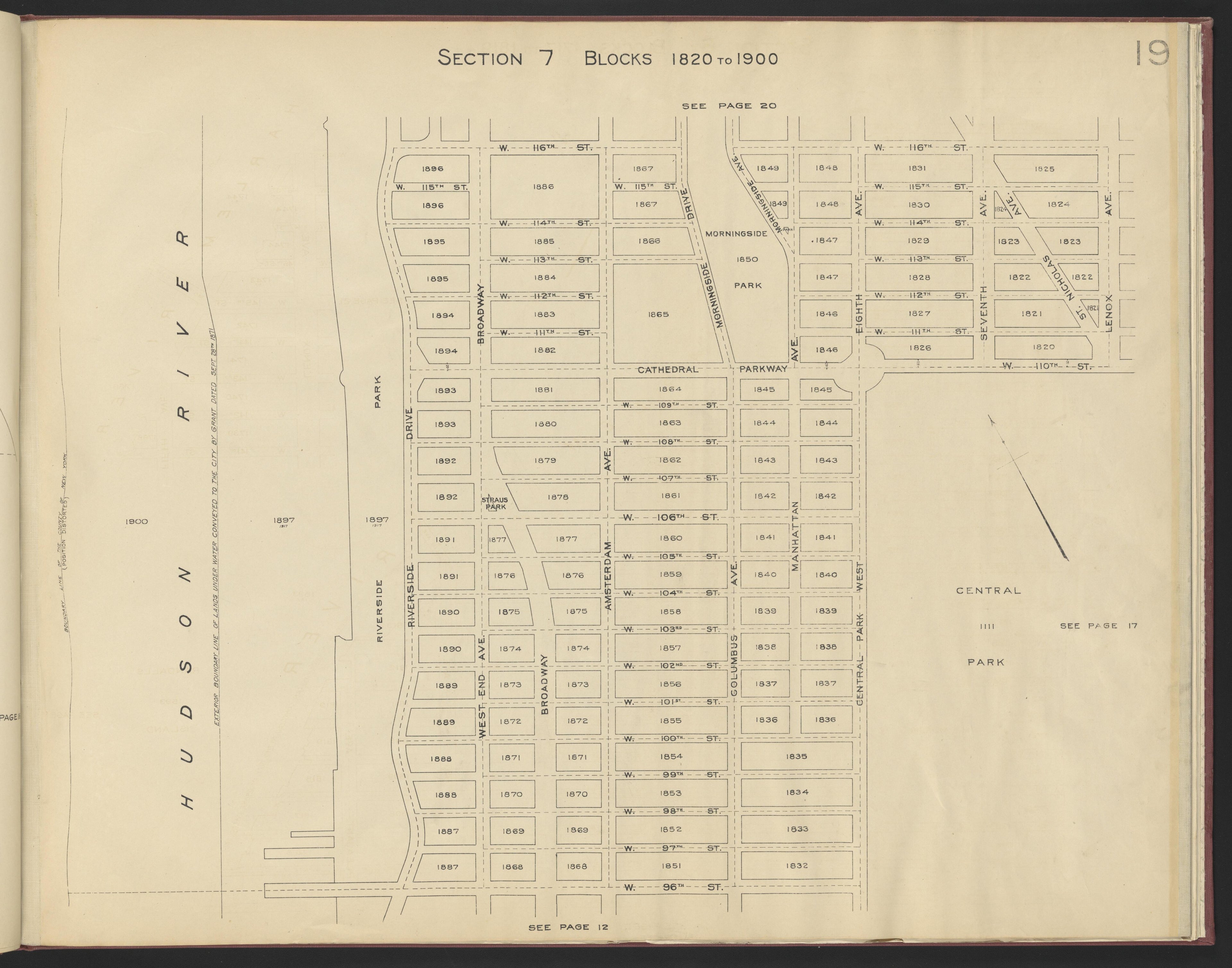 Image 21 of the Land Map of the County of New York from the Land Map of the County of New York 1917 by Relic Map Company