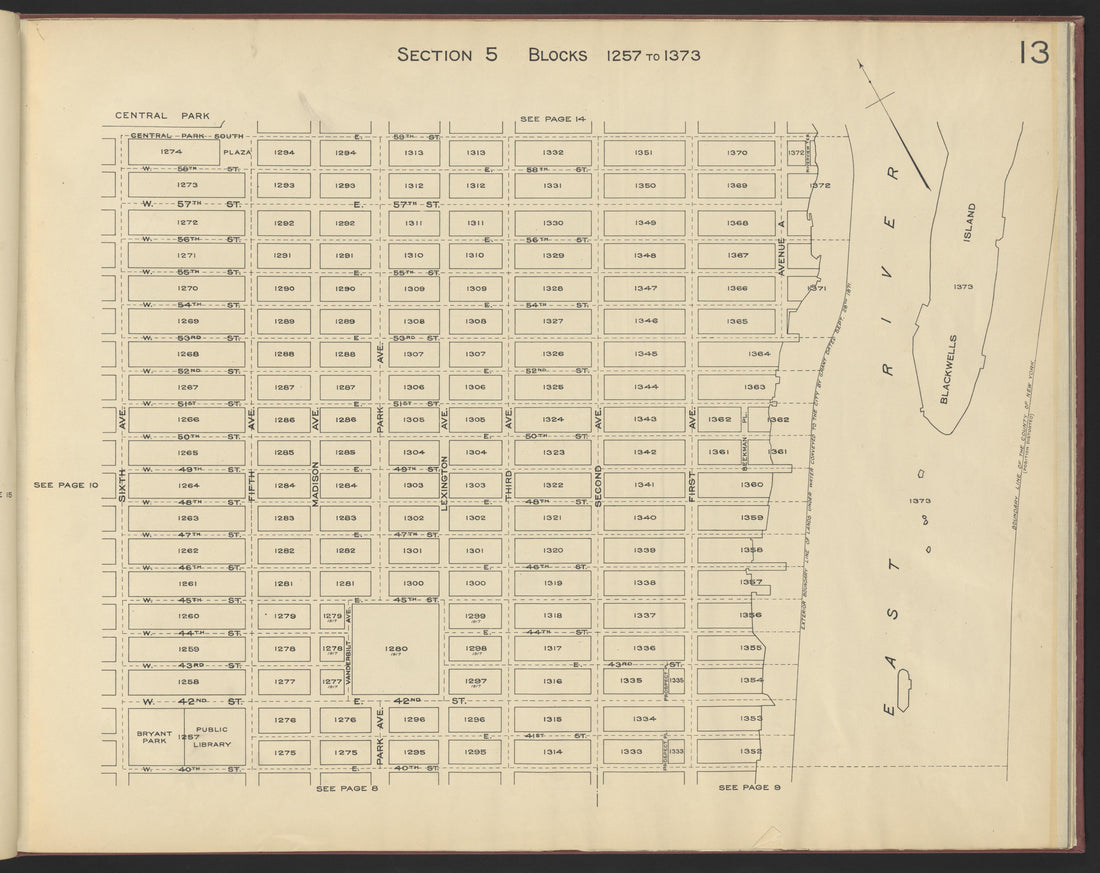 Image 15 of the Land Map of the County of New York from the Land Map of the County of New York 1917 by Relic Map Company