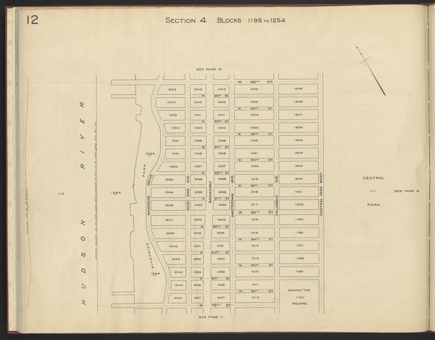 Image 14 of the Land Map of the County of New York from the Land Map of the County of New York 1917 by Relic Map Company