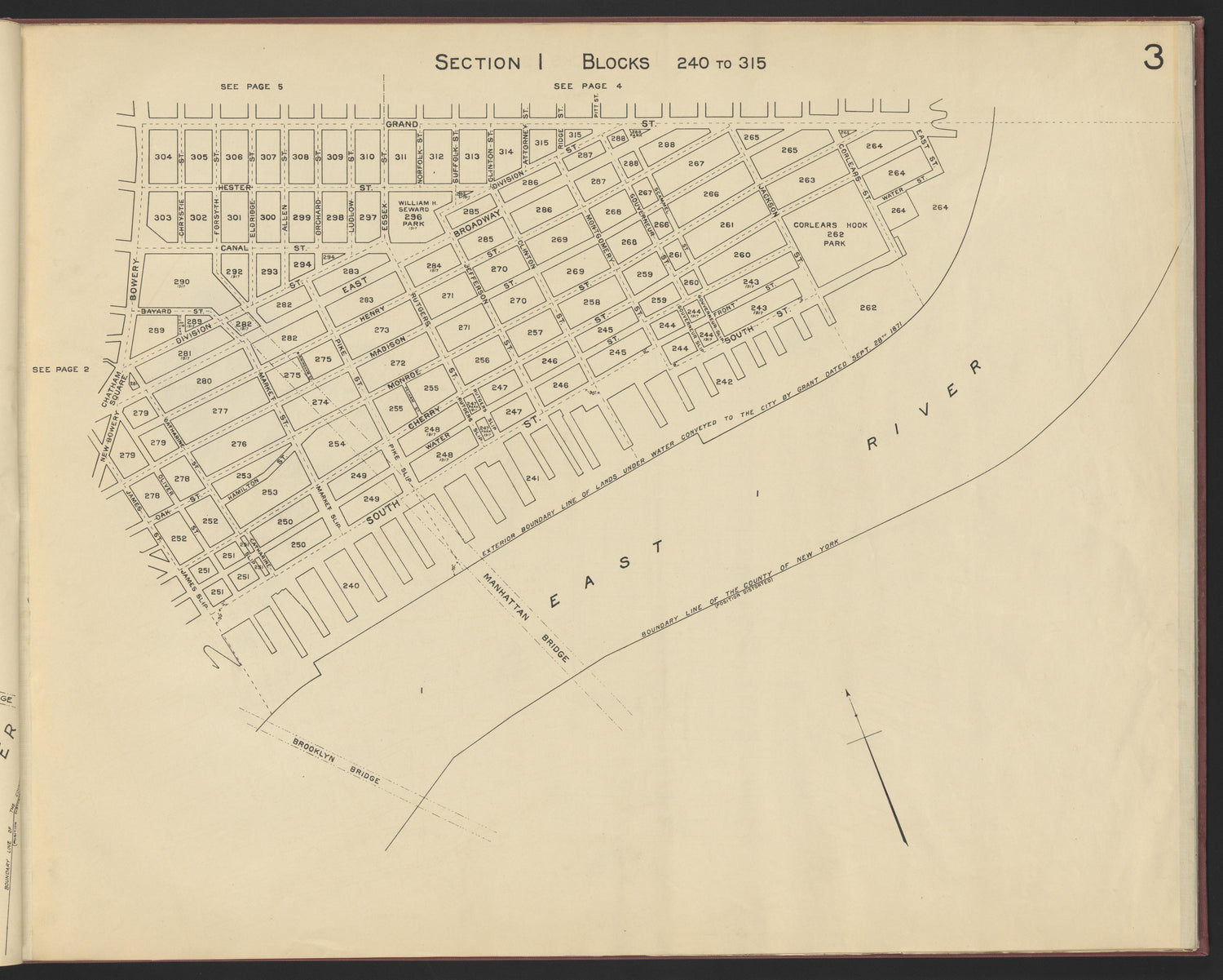 Image 5 of the Land Map of the County of New York from the Land Map of the County of New York 1917 by Relic Map Company