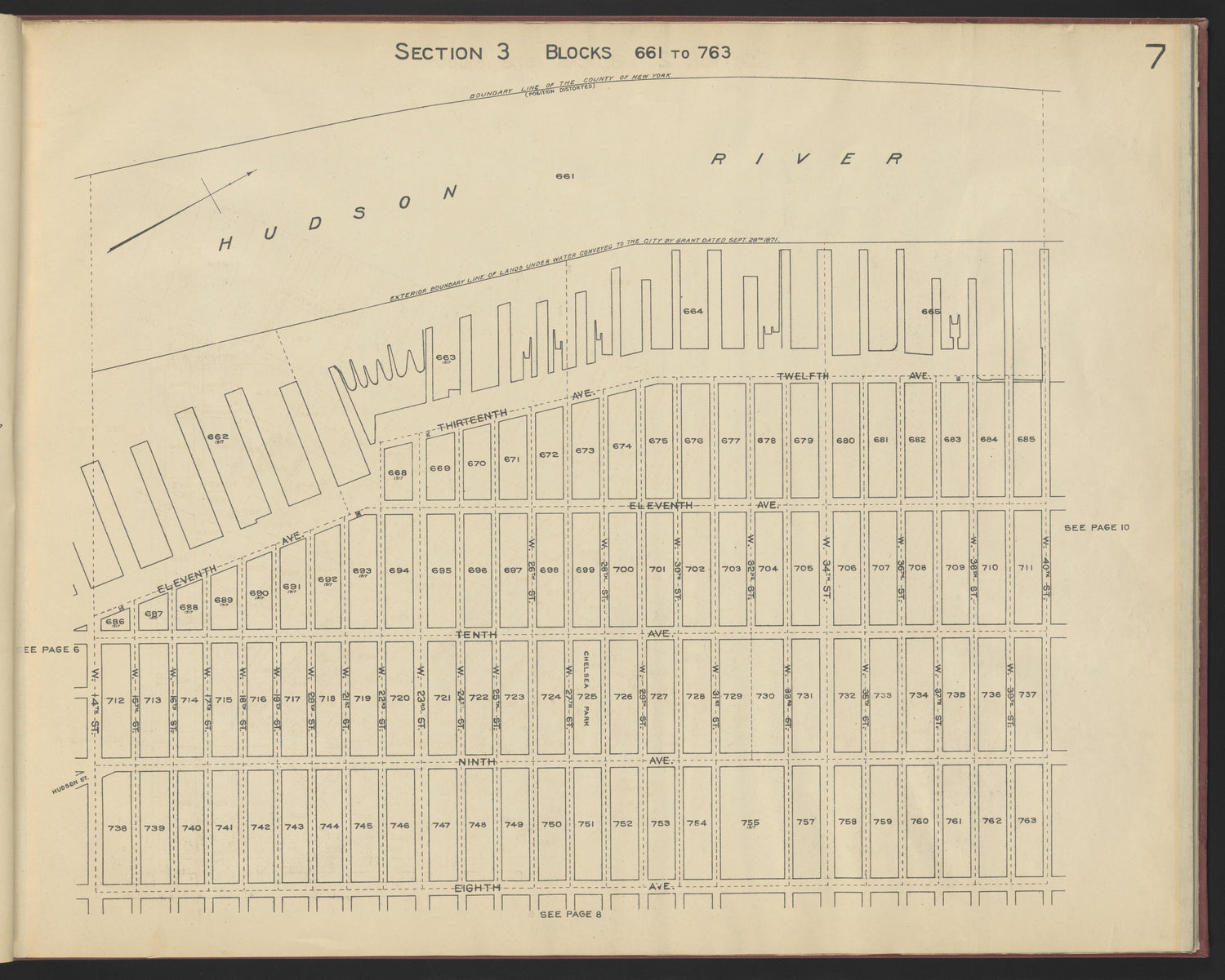 Image 9 of the Land Map of the County of New York from the Land Map of the County of New York 1917 by Relic Map Company