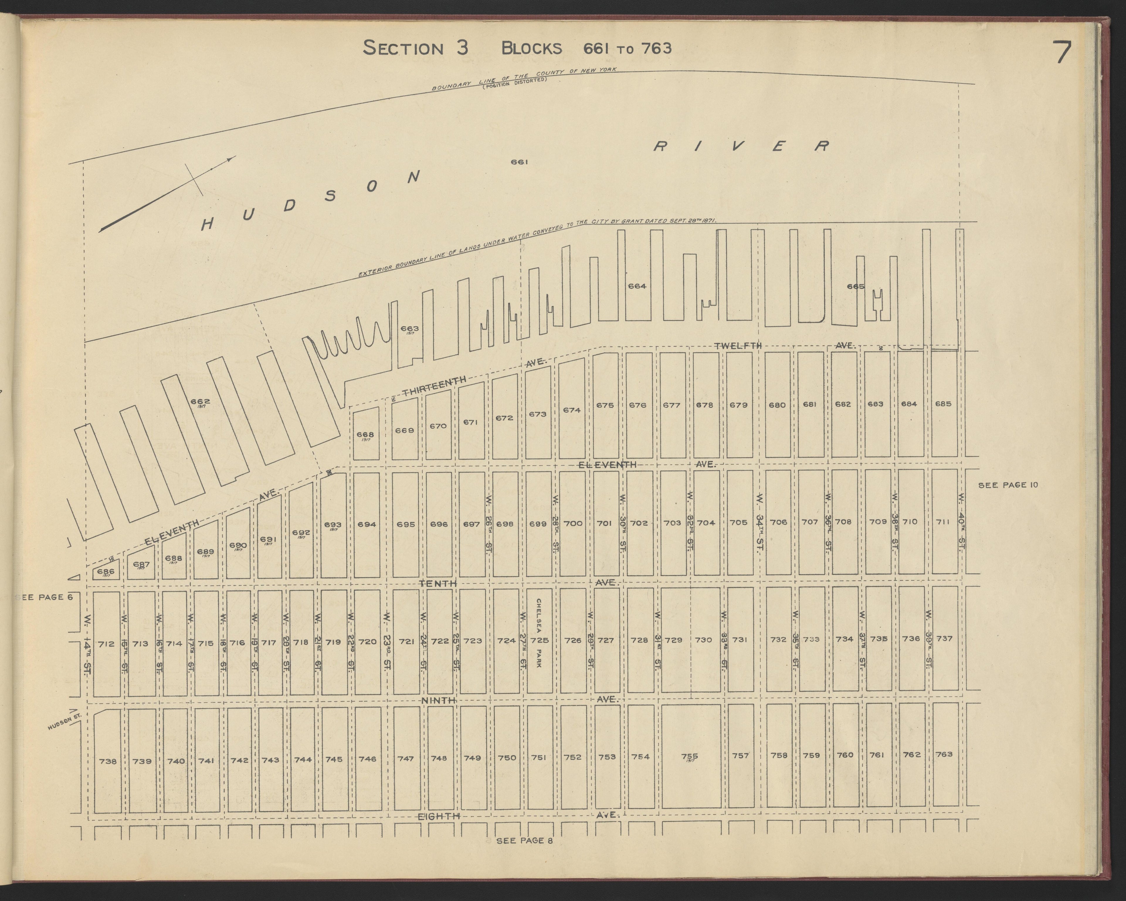 Image 9 of the Land Map of the County of New York from the Land Map of the County of New York 1917 by Relic Map Company