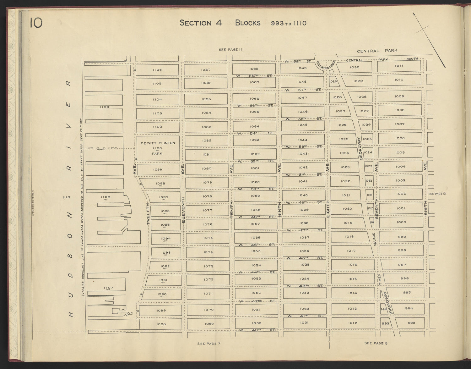 Image 12 of the Land Map of the County of New York from the Land Map of the County of New York 1917 by Relic Map Company