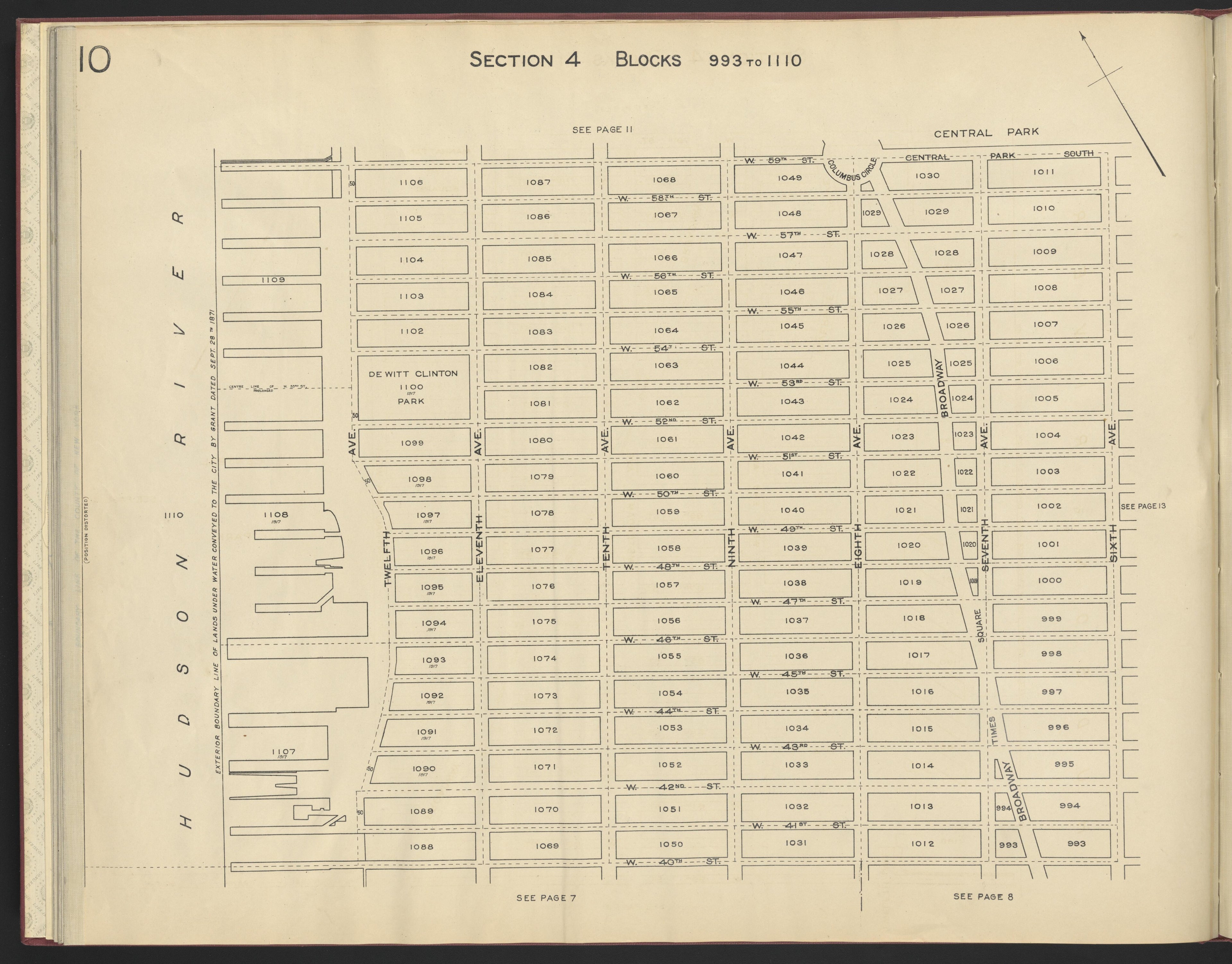 Image 12 of the Land Map of the County of New York from the Land Map of the County of New York 1917 by Relic Map Company