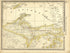 Map of Northern Michigan from Historical Hand-atlas, Illustrated, Containing Large Scale Copper Plate Maps of Each State and Territory of the United States, and the Provinces of Canada, Together With a Complete Reference Map of the World, … 1881 by Relic Map Company