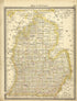 Map of Michigan from Historical Hand-atlas, Illustrated, Containing Large Scale Copper Plate Maps of Each State and Territory of the United States, and the Provinces of Canada, Together With a Complete Reference Map of the World, … 1881 by Relic Map Company