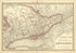 Map of Ontario, No. 2 from Historical Hand-atlas, Illustrated, Containing Large Scale Copper Plate Maps of Each State and Territory of the United States, and the Provinces of Canada, Together With a Complete Reference Map of the World, … 1881 by Relic Map Company