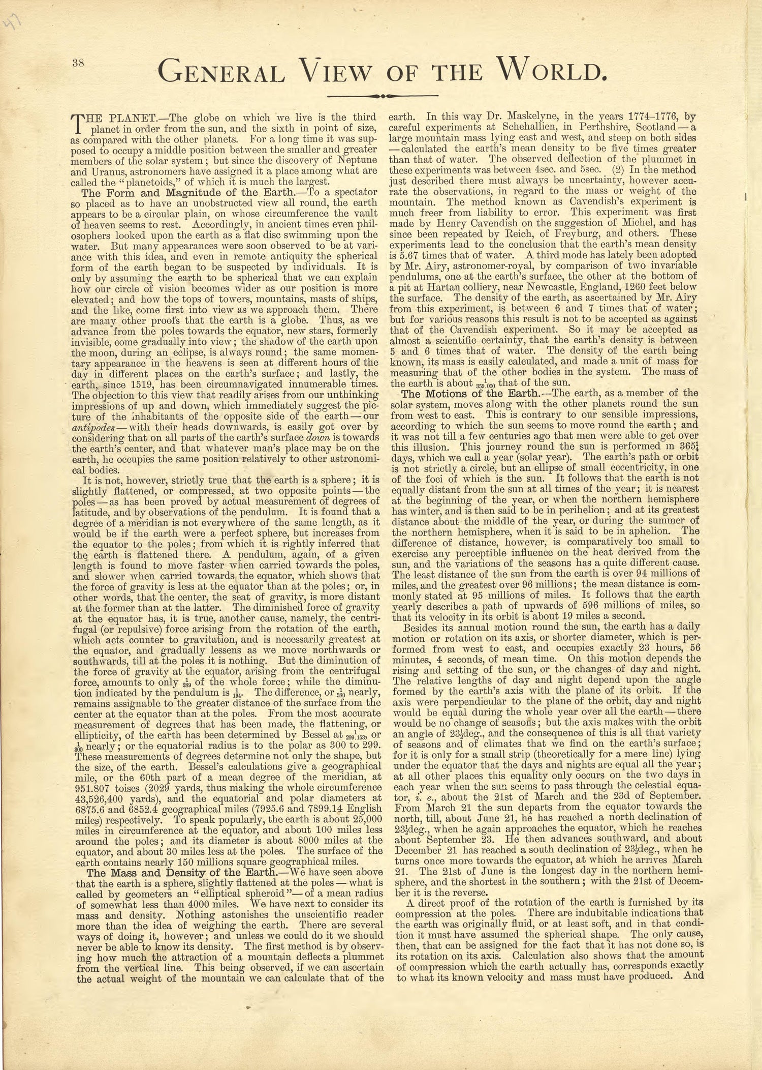 General View of the World from Historical Hand-atlas, Illustrated, Containing Large Scale Copper Plate Maps of Each State and Territory of the United States, and the Provinces of Canada, Together With a Complete Reference Map of the World, … 1881 by Relic Map Company
