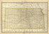 Map of Kansas from Historical Hand-atlas, Illustrated, Containing Large Scale Copper Plate Maps of Each State and Territory of the United States, and the Provinces of Canada, Together With a Complete Reference Map of the World, … 1881 by Relic Map Company