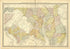 Map of Marlyland, Delaware and the District of Columbia from Historical Hand-atlas, Illustrated, Containing Large Scale Copper Plate Maps of Each State and Territory of the United States, and the Provinces of Canada, Together With a Complete Reference... by Relic Map Company