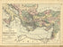 No. 12 Map Illustrating the Travels of St. Paul from Historical Hand-atlas, Illustrated, Containing Large Scale Copper Plate Maps of Each State and Territory of the United States, and the Provinces of Canada, Together With a Complete Reference Map of ... by Relic Map Company