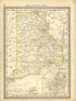 Map of Rhode Island from Historical Hand-atlas, Illustrated, Containing Large Scale Copper Plate Maps of Each State and Territory of the United States, and the Provinces of Canada, Together With a Complete Reference Map of the World, … 1881 by Relic Map Company