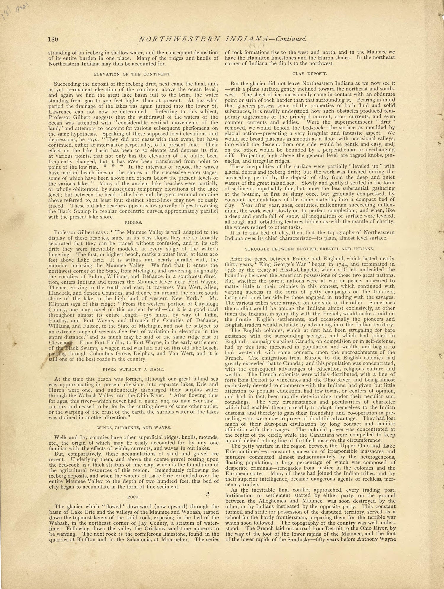 Northwestern Indiana - Continued from Historical Hand-atlas, Illustrated, Containing Large Scale Copper Plate Maps of Each State and Territory of the United States, and the Provinces of Canada, Together With a Complete Reference Map of the World, … 1881 by Relic Map Company