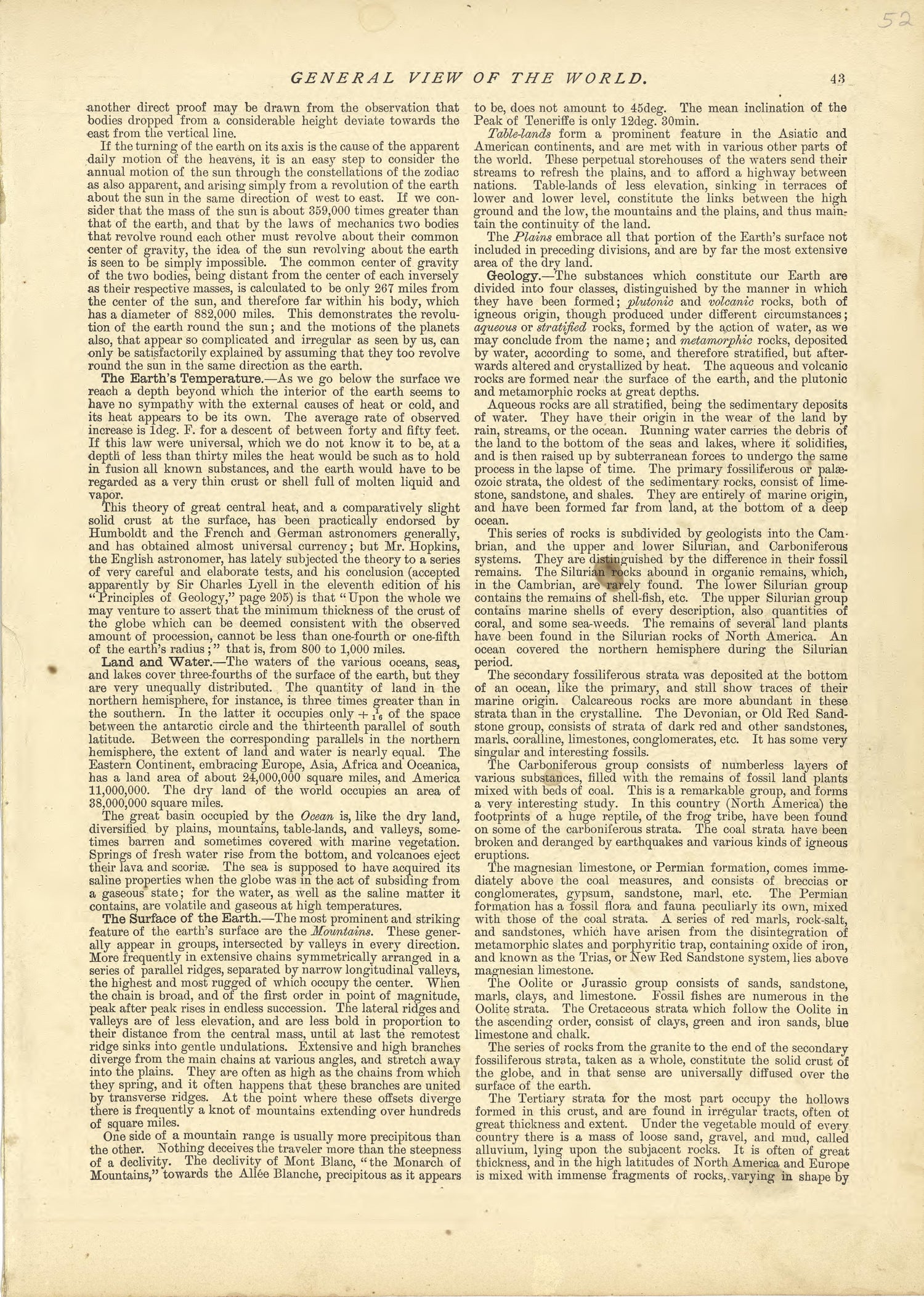 General View of the World - Continued from Historical Hand-atlas, Illustrated, Containing Large Scale Copper Plate Maps of Each State and Territory of the United States, and the Provinces of Canada, Together With a Complete Reference Map of the World,... by Relic Map Company