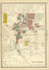 Map of New Mexico from Historical Hand-atlas, Illustrated, Containing Large Scale Copper Plate Maps of Each State and Territory of the United States, and the Provinces of Canada, Together With a Complete Reference Map of the World, … 1881 by Relic Map Company