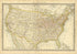 Map of the United States from Historical Hand-atlas, Illustrated, Containing Large Scale Copper Plate Maps of Each State and Territory of the United States, and the Provinces of Canada, Together With a Complete Reference Map of the World, … 1881 by Relic Map Company