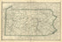 Map of Pennsylvania from Historical Hand-atlas, Illustrated, Containing Large Scale Copper Plate Maps of Each State and Territory of the United States, and the Provinces of Canada, Together With a Complete Reference Map of the World, … 1881 by Relic Map Company