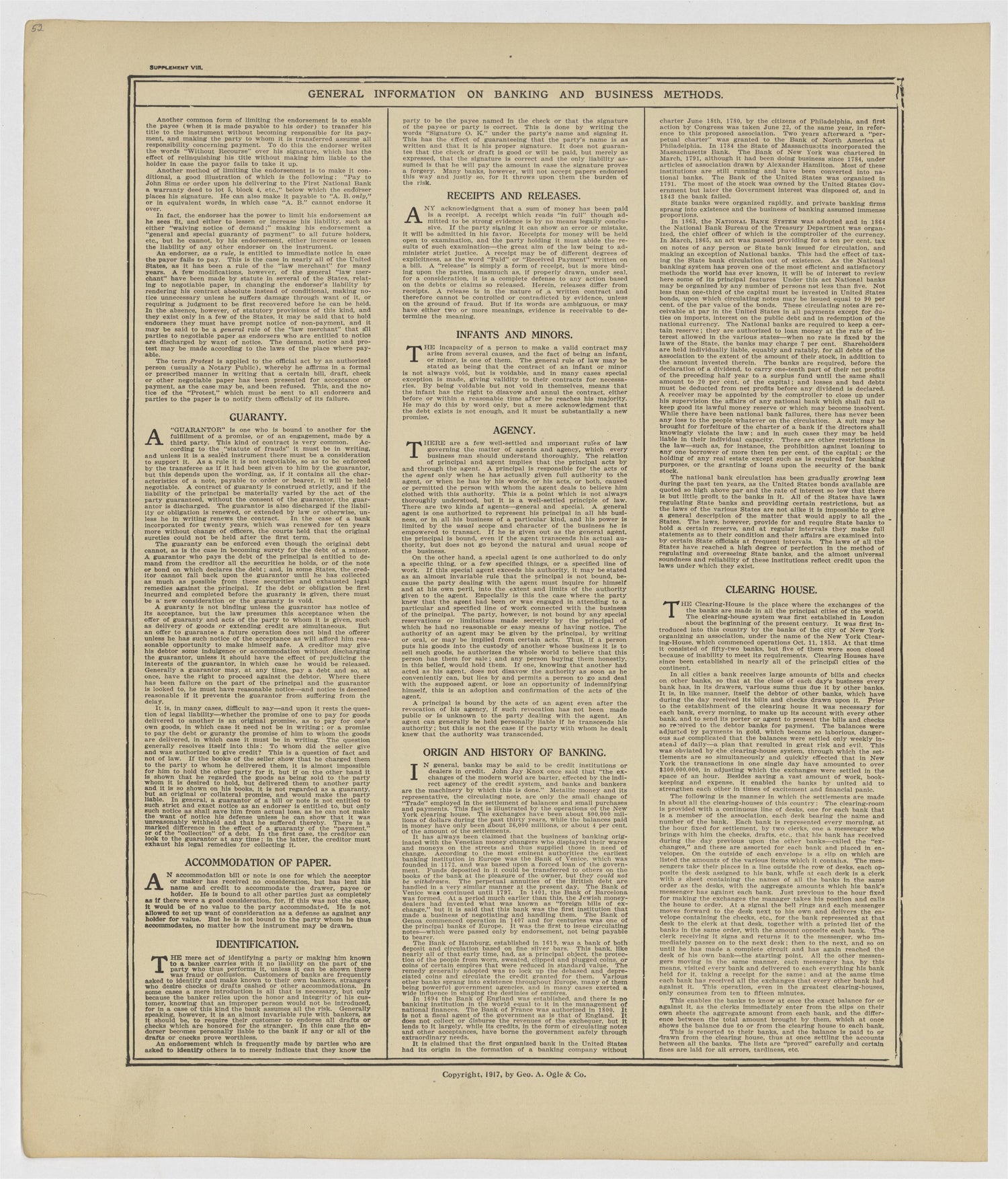 This old map of Kearney County, Nebraska,  was created by Geo. A. Ogle &amp; Co in 1923