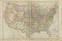 United States from Atlas and Directory of Paulding County, Ohio : Containing Maps of Paulding County, Townships, and Incorporated Villages, Also Maps of the United States and State of Ohio : Together With an Outline … 1905 by Relic Map Company