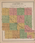 Outline Map of Guthrie County, Iowa from Atlas and Plat Book of Guthrie County, Iowa : Containing Outline Map of the County, Plats of All the Townships With Owners&