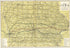 Map of Iowa Showing Principal Automobile Routes from Atlas and Plat Book of Jasper County, Iowa : Containing Outline Map of the County, Plats of All the Townships With Owners&