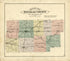 Outline Map of Douglas County from Plat Book of Douglas County, Illinois 1893 by Relic Map Company