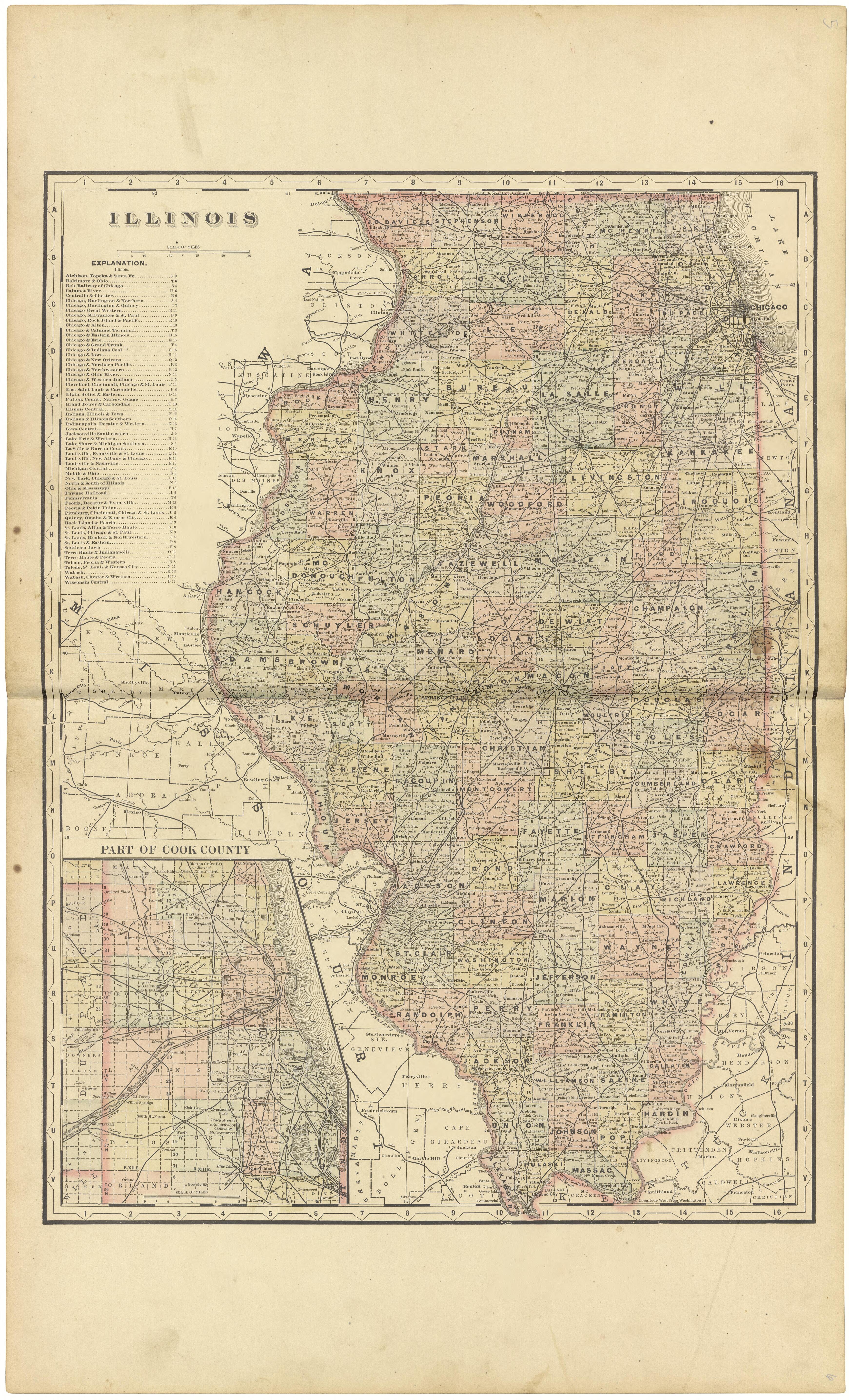 Illinois from Plat Book of Woodford County, Illinois 1893 by Relic Map Company