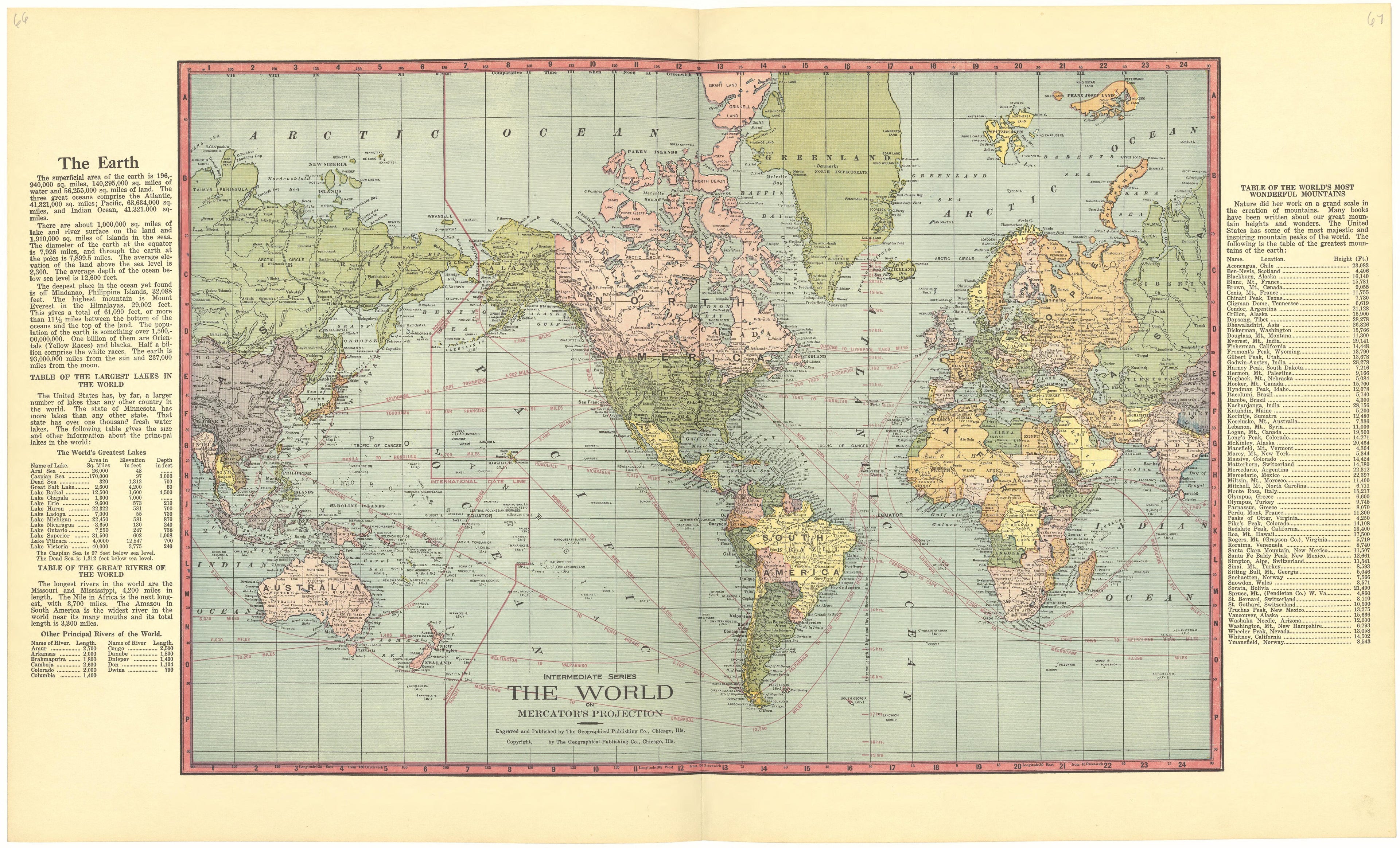 The World On Mercator&