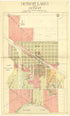 Detroit Lakes Platted As Detroit from Standard Atlas of Becker County, Minnesota : Including a Plat Book of the Villages, Cities and Townships of the County, Map of the State, United States and World : Patrons Directory, Reference … 1929 by Relic Map Company