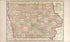 Iowa Counties from Standard Atlas of Buena Vista County, Iowa : Including a Plat Book of the Villages, Cities and Townships of the County, Map of the State, United States and World, Patrons Directory, Reference … 1908 by Relic Map Company