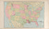 United States from Standard Atlas of Buena Vista County, Iowa : Including a Plat Book of the Villages, Cities and Townships of the County, Map of the State, United States and World, Patrons Directory, Reference … 1908 by Relic Map Company