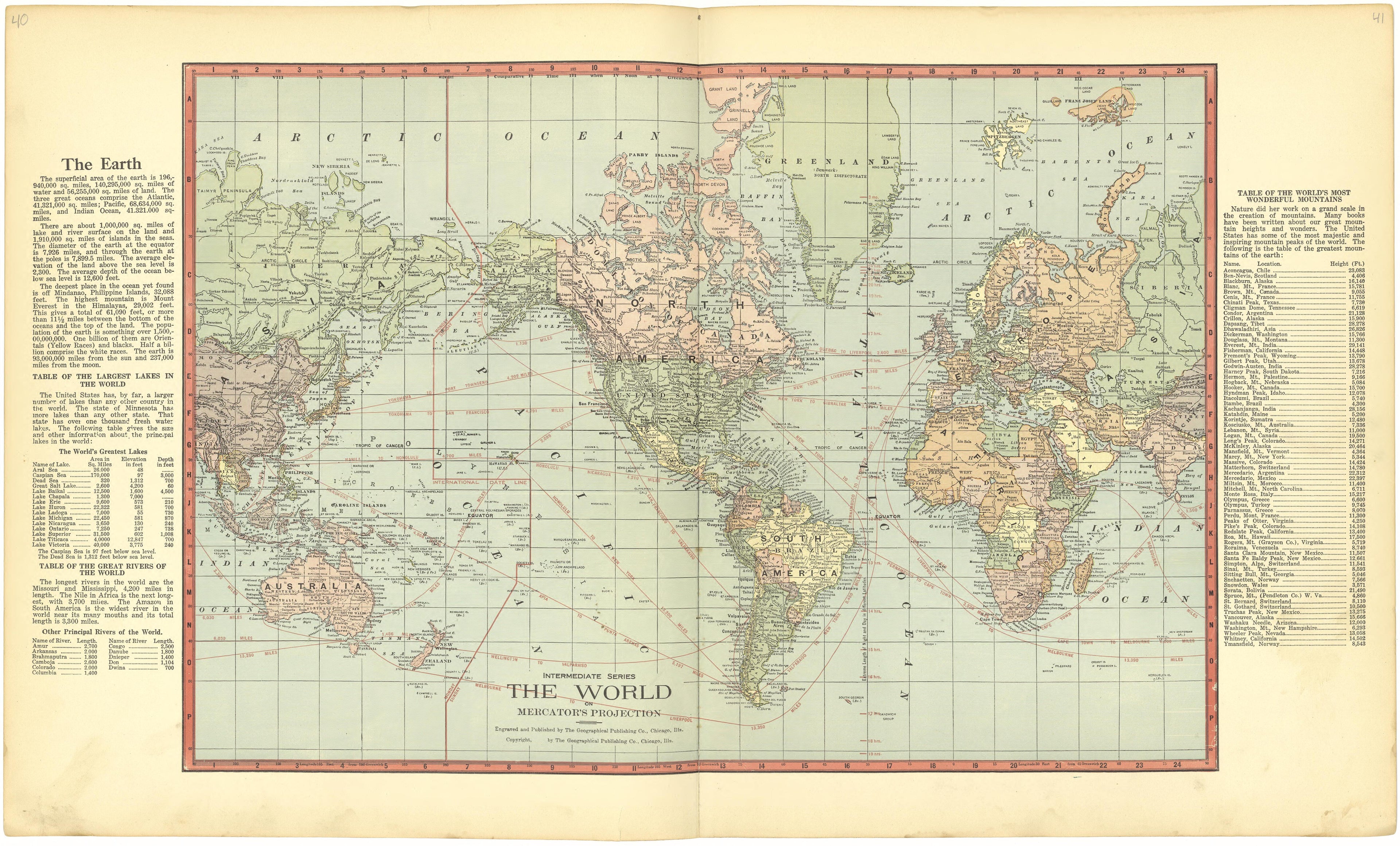 The World On Mercator&