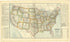 United States from Standard Atlas of Cheyenne County, Kansas : Including a Plat Book of the Villages, Cities and Townships of the County, Map of the State, United States and World : Patrons Directory, Reference … 1928 by Relic Map Company