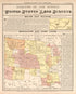Analysis of the System of United States Surveys from Standard Atlas of Kendall County, Illinois : Including a Plat Book of the Villages, Cities and Townships of the County, Map of the State, United States and World : Patrons Directory, Reference … 1903 by Relic Map Company