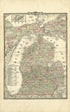 Michigan from Plat Book of Mecosta County, Michigan 1900 by Relic Map Company