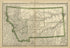 Map of Montana from Historical Hand-atlas, Illustrated, Containing Large Scale Copper Plate Maps of Each State and Territory of the United States, and the Provinces of Canada, Together With a Complete Reference Map of the World, … 1882 by Relic Map Company