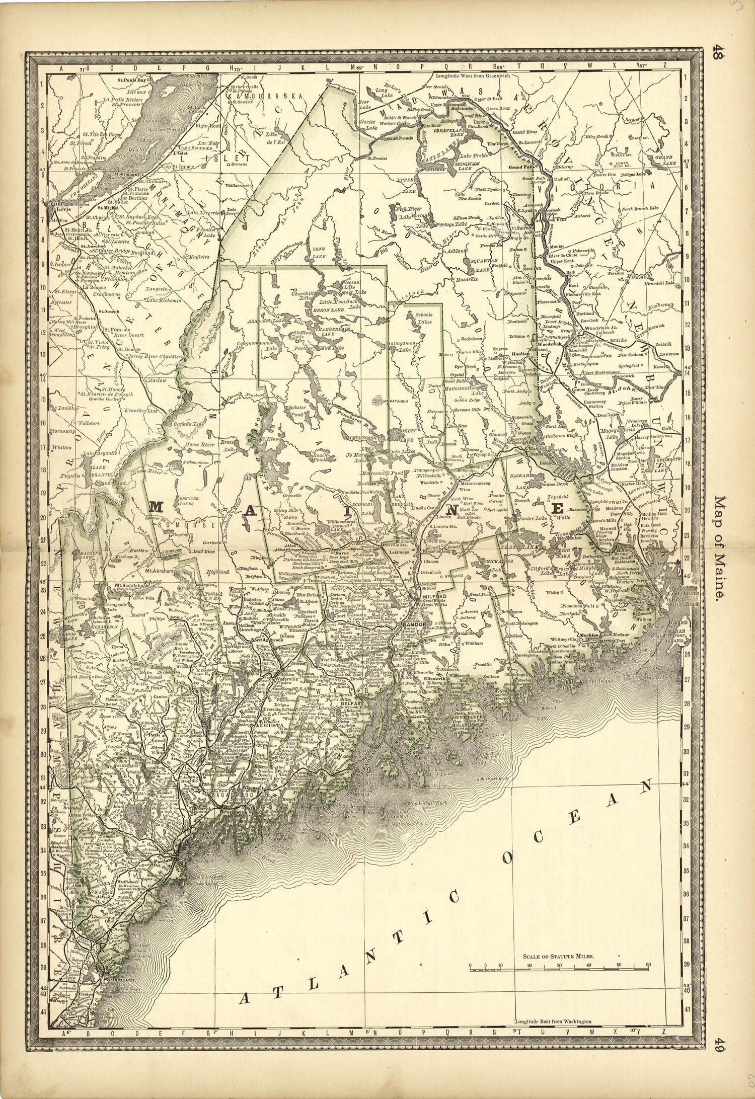 This old map of Pleasants County, , West Virginia, Wood County was created by H.H. Hardesty (Firm) in 1882